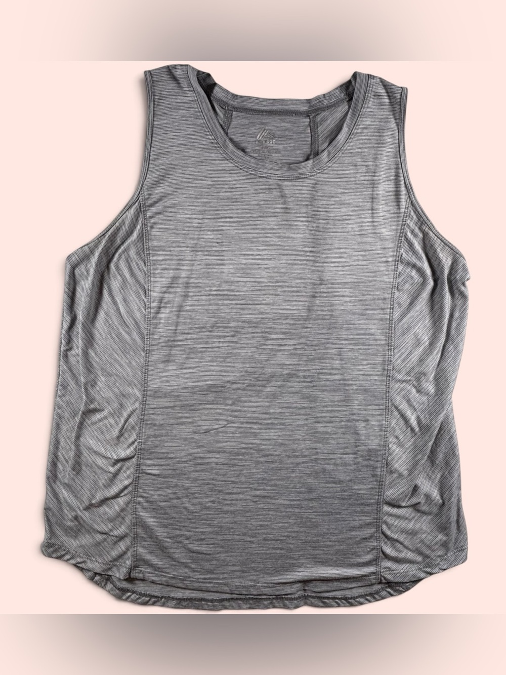 RBX Women’s Large Gray Heather Performance Workout Tank Top Racerback